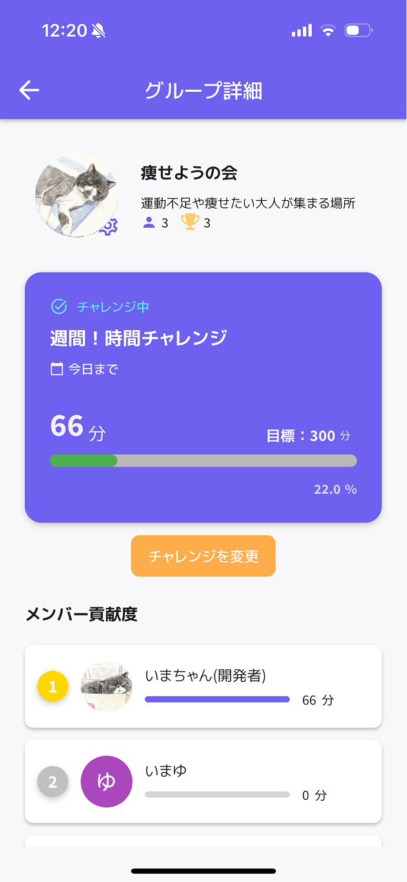 グループ画面